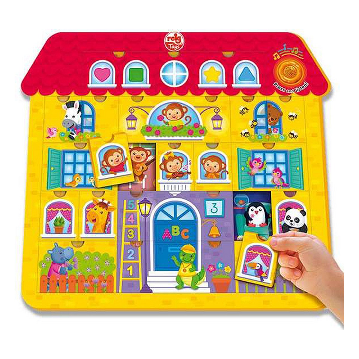 Musikalisches Bau-Puzzle Haus – Kreativer Spielspass!