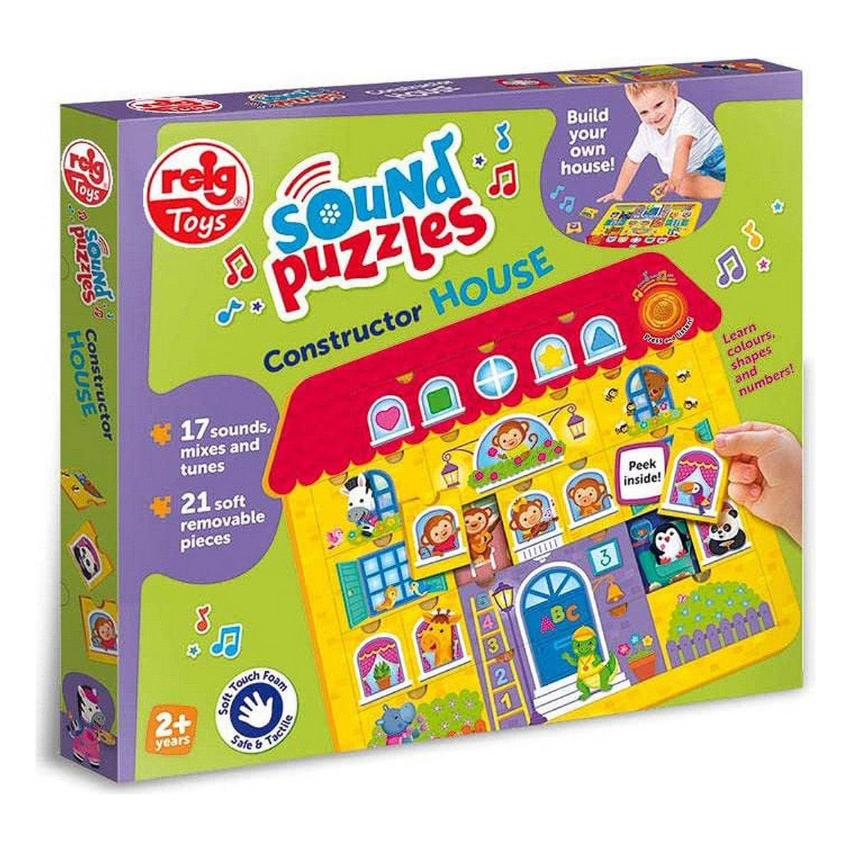 Musikalisches Bau-Puzzle Haus – Kreativer Spielspass!
