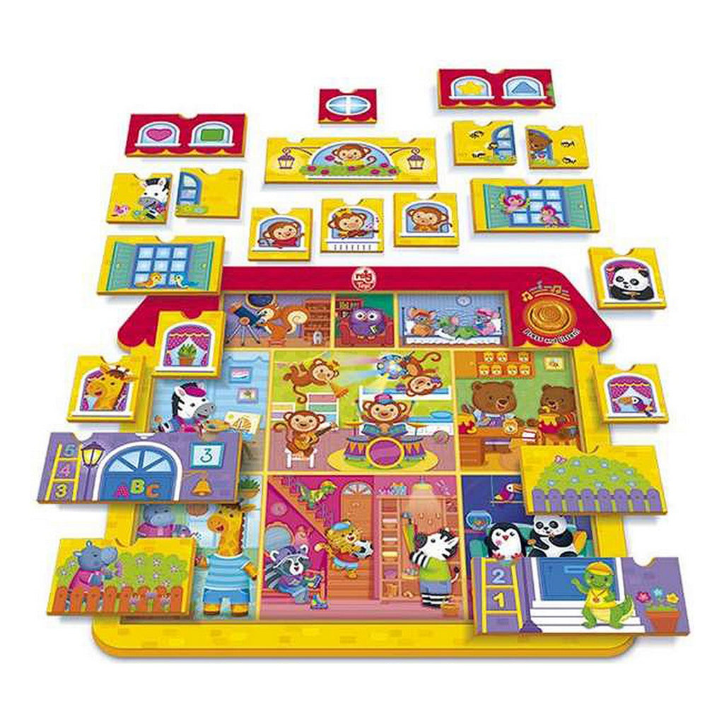 Musikalisches Bau-Puzzle Haus – Kreativer Spielspass!