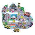 Stadt-Puzzle – Entdecke das bunte Treiben der City!