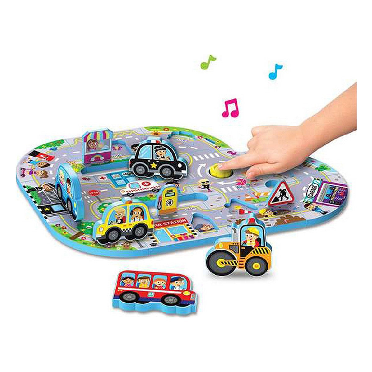 Stadt-Puzzle – Entdecke das bunte Treiben der City!