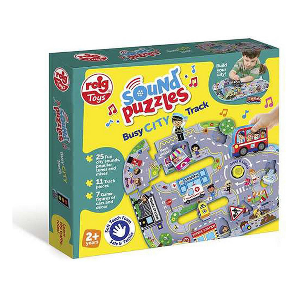 Stadt-Puzzle – Entdecke das bunte Treiben der City!