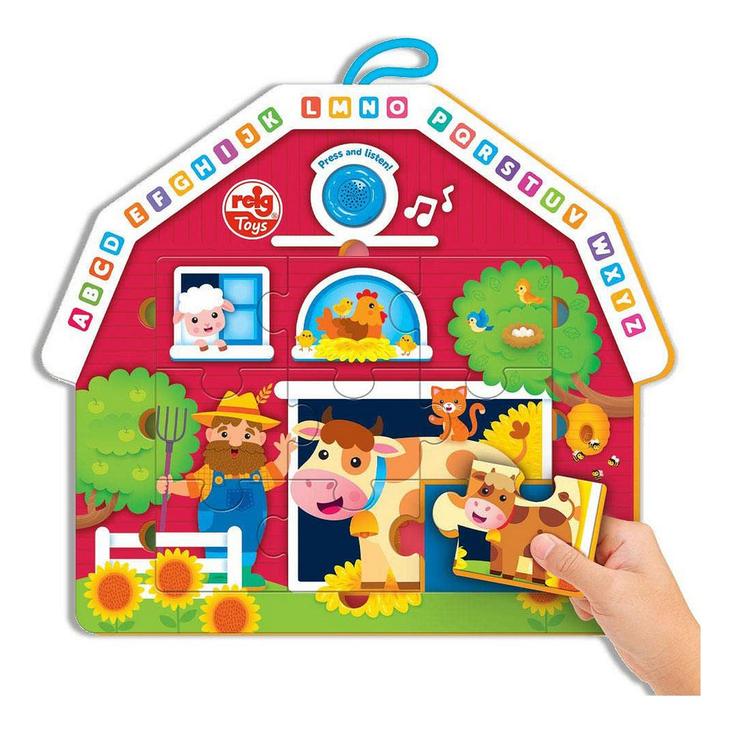 Musikalisches Bauernhof-Puzzle – Melodischer Spielspass!