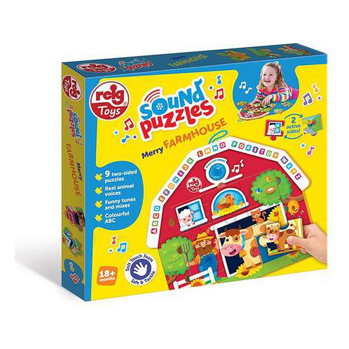 Musikalisches Bauernhof-Puzzle – Melodischer Spielspass!