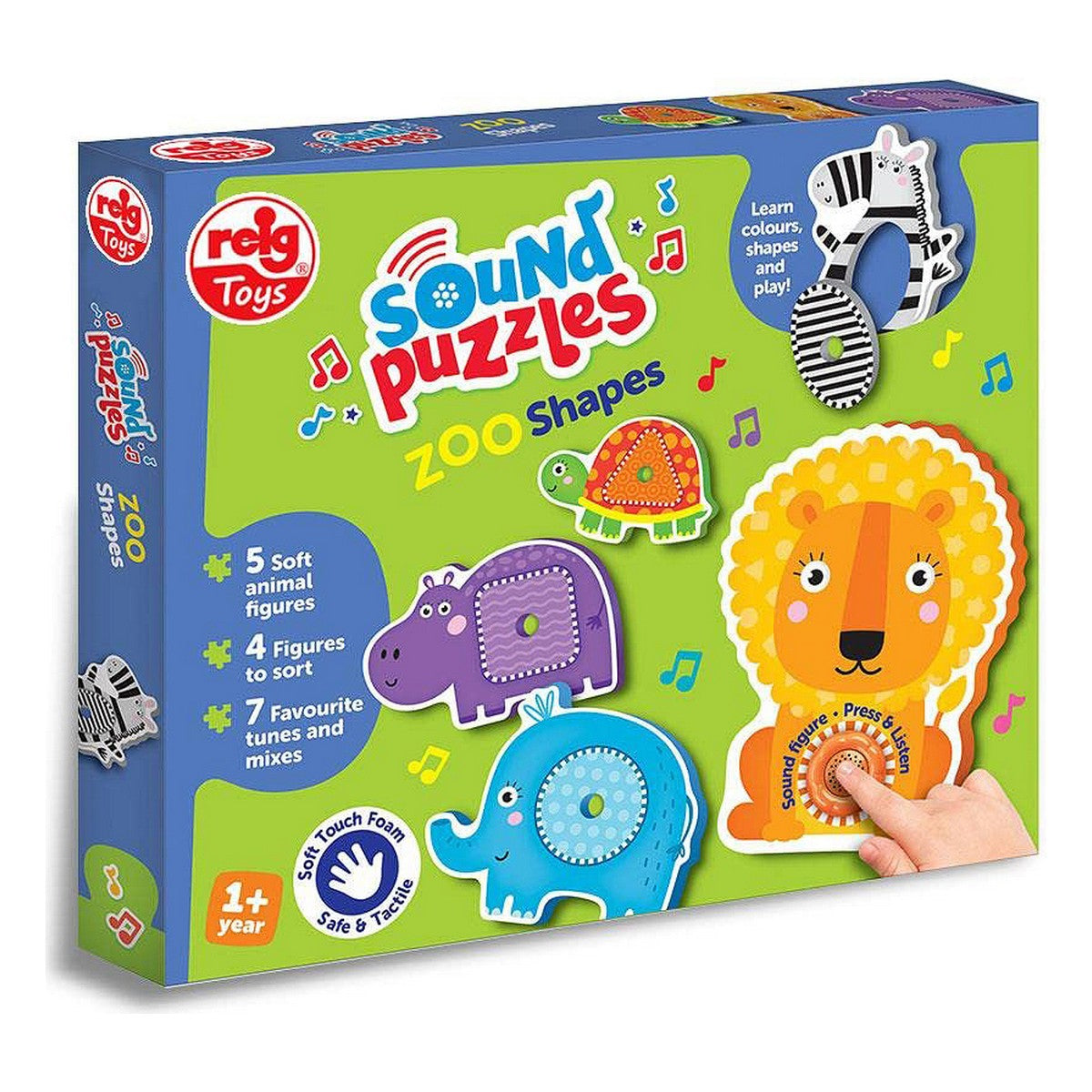 Tierisches Formen-Puzzle mit Musik – Lernspass garantiert!