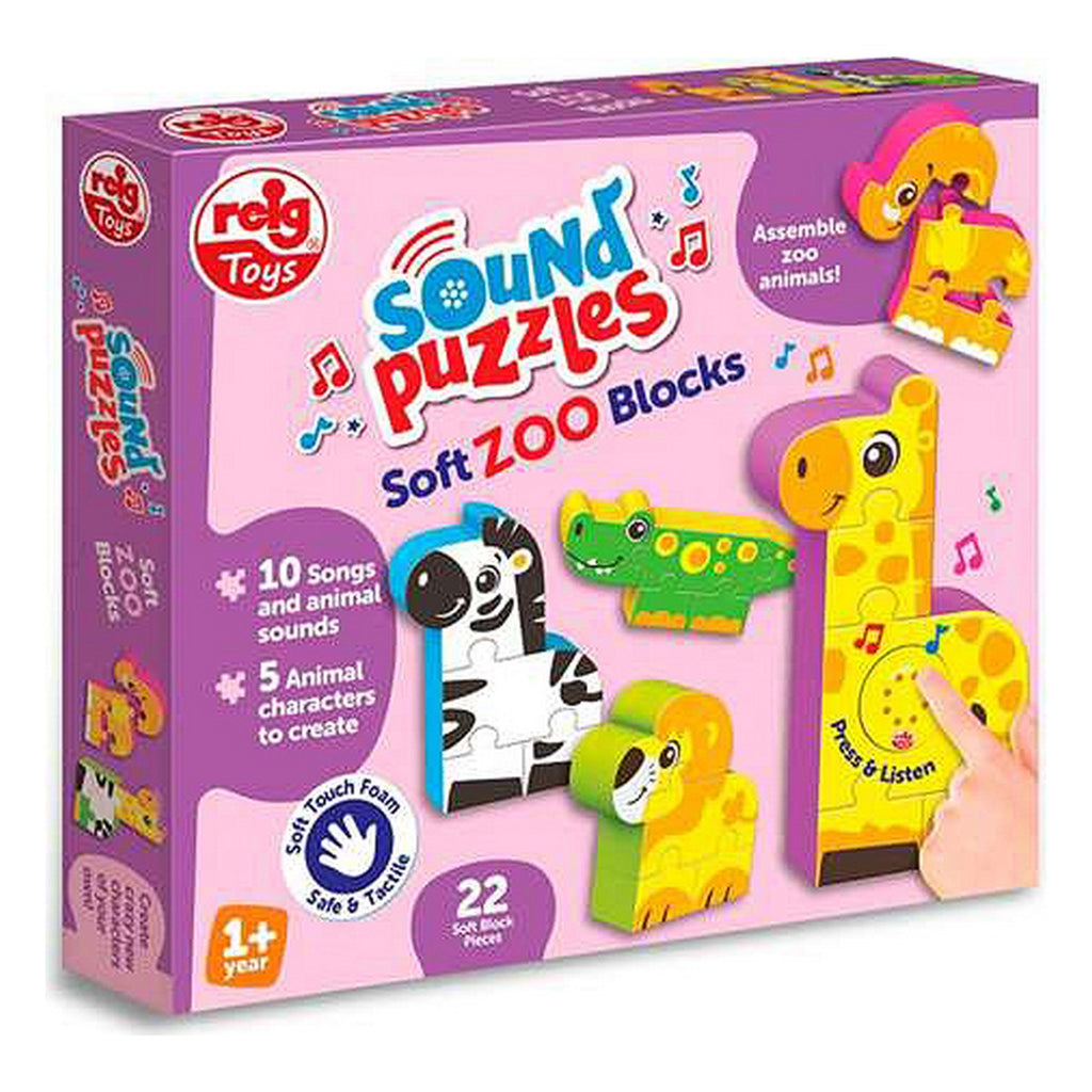 Buntes Zoo-Puzzle – Fördert spielerisch die Motorik!