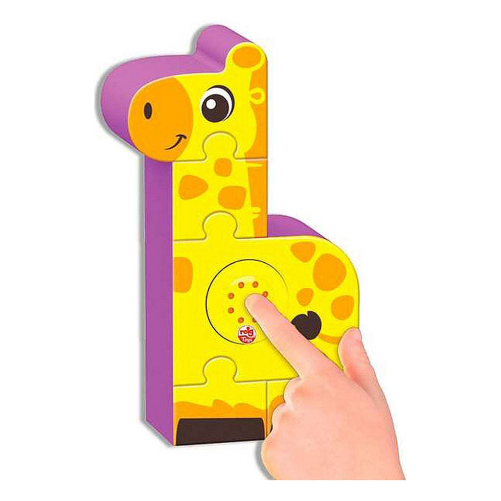 Buntes Zoo-Puzzle – Fördert spielerisch die Motorik!