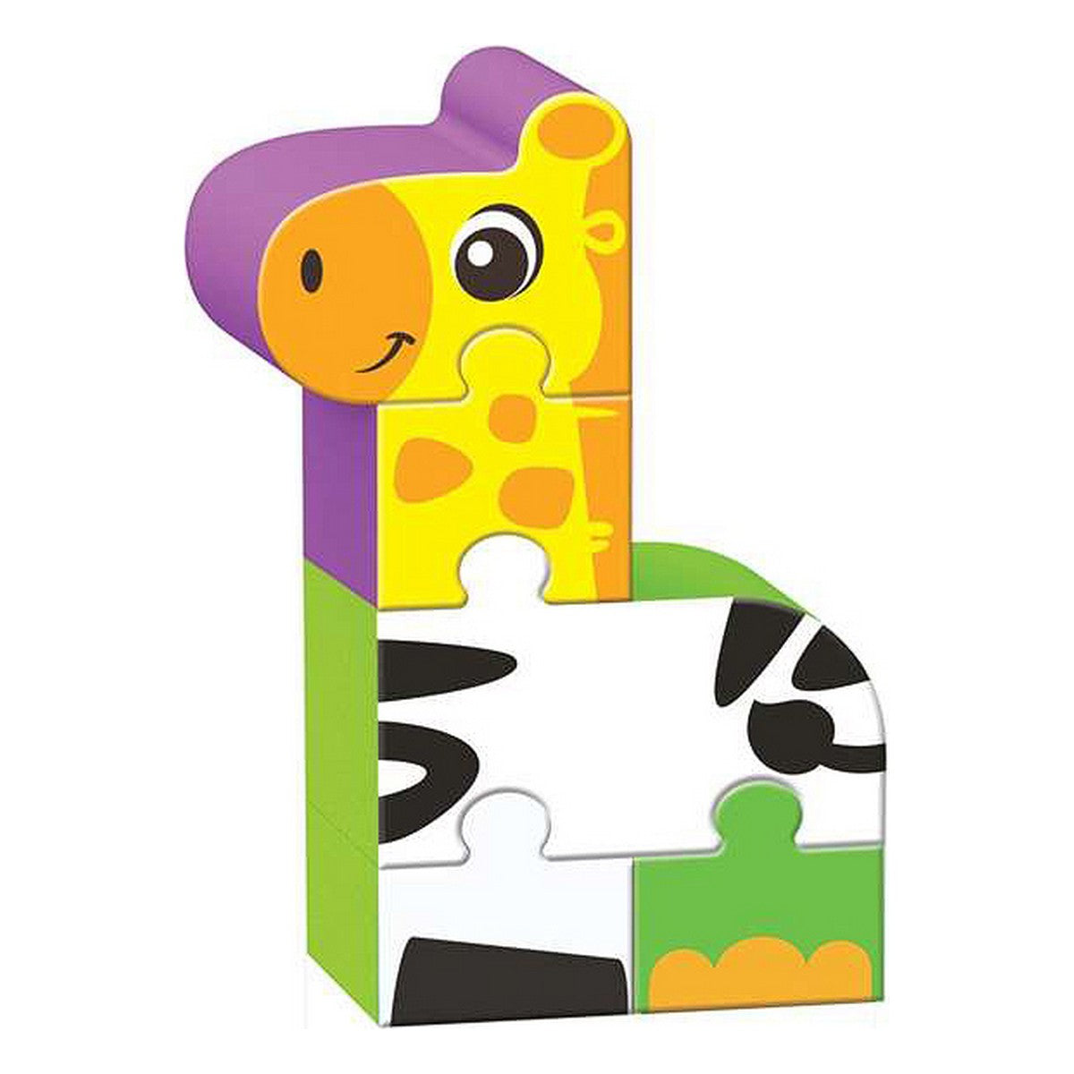 Buntes Zoo-Puzzle – Fördert spielerisch die Motorik!