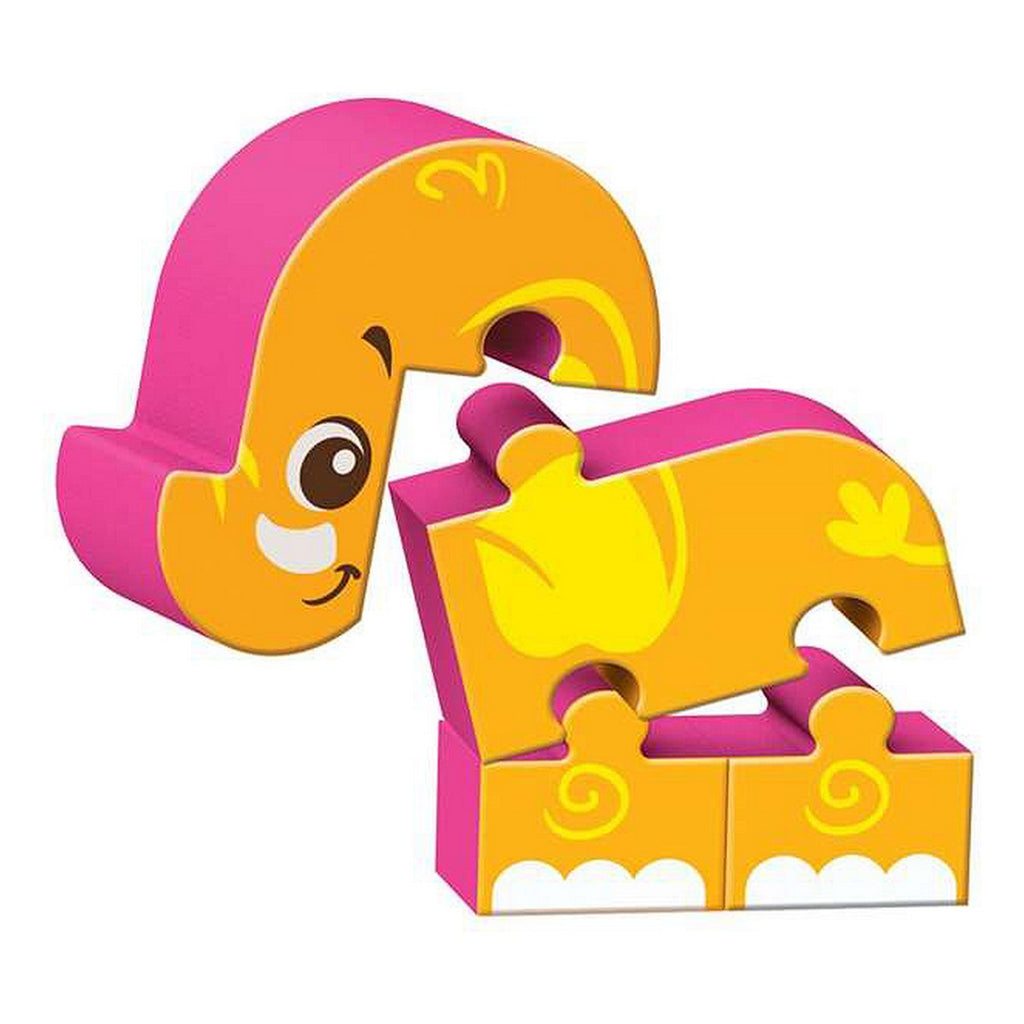 Buntes Zoo-Puzzle – Fördert spielerisch die Motorik!