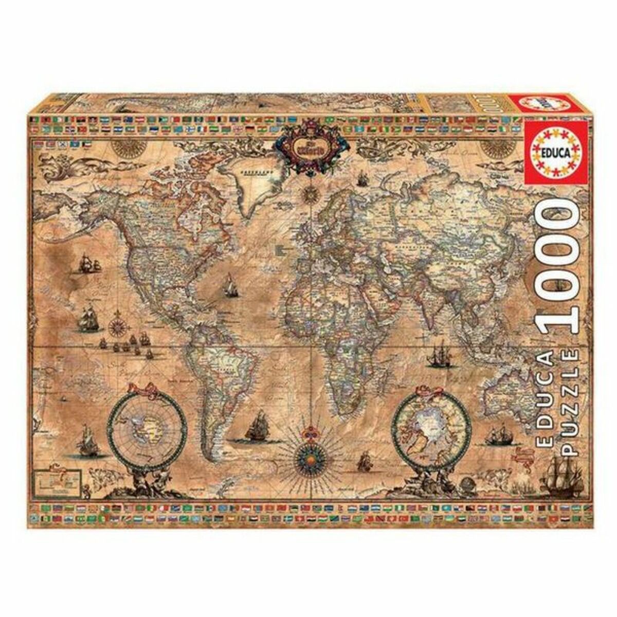 Puzzle Educa Weltkarte (1000 pcs)