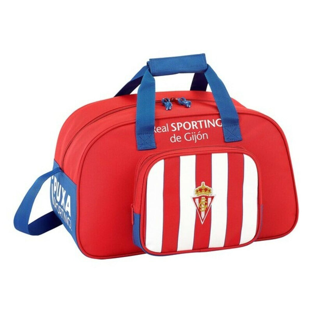 Sporttasche Real Sporting de Gijón Rot Weiß (40 x 24 x 23 cm) – LuxeStyle Schweiz