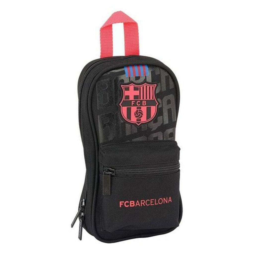 Schwarzes Rucksack-Set: Organisiert durch den Schultag