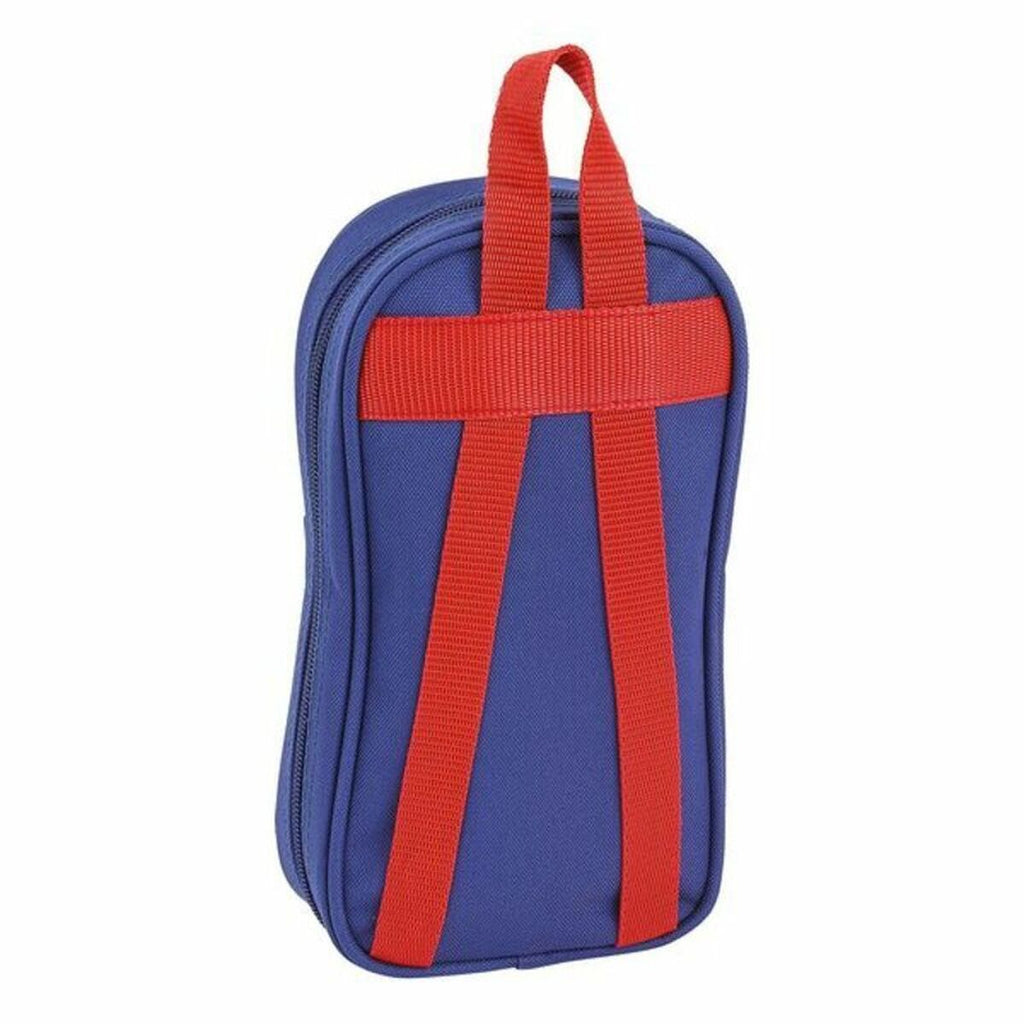 Rucksack mit Federtaschen Atlético Madrid In blue Marineblau 12 x 23 x