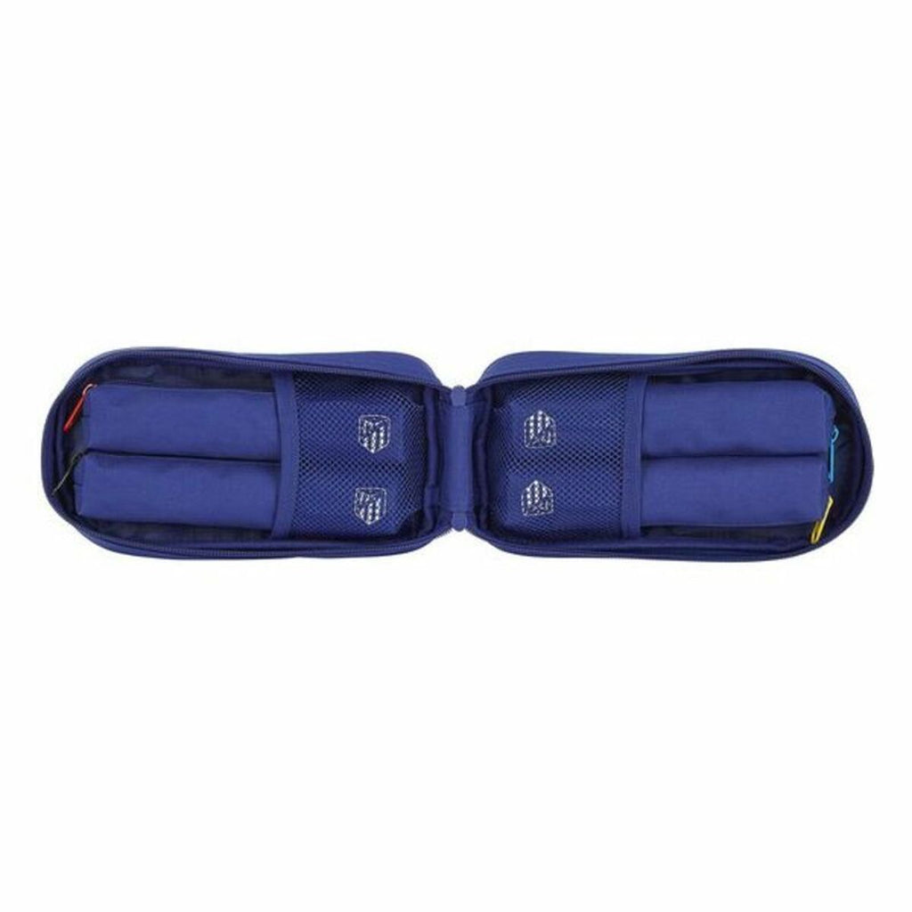 Rucksack mit Federtaschen Atlético Madrid In blue Marineblau 12 x 23 x