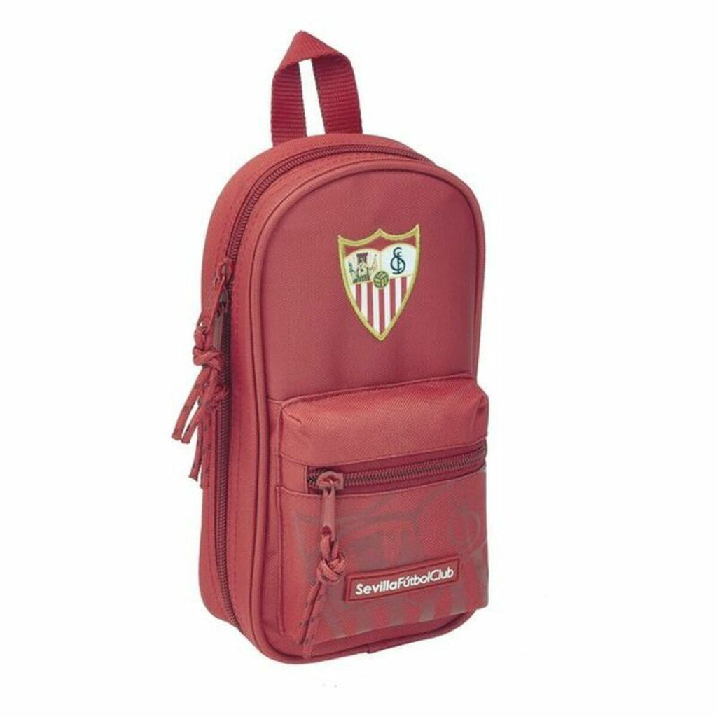 Rucksack mit Federtaschen Sevilla Fútbol Club SAF411956747 Rot 12 x 23
