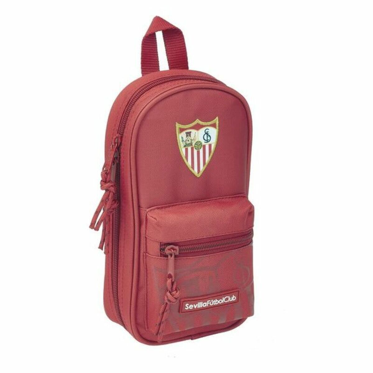 Rucksack mit Federtaschen Sevilla Fútbol Club SAF411956747 Rot 12 x 23