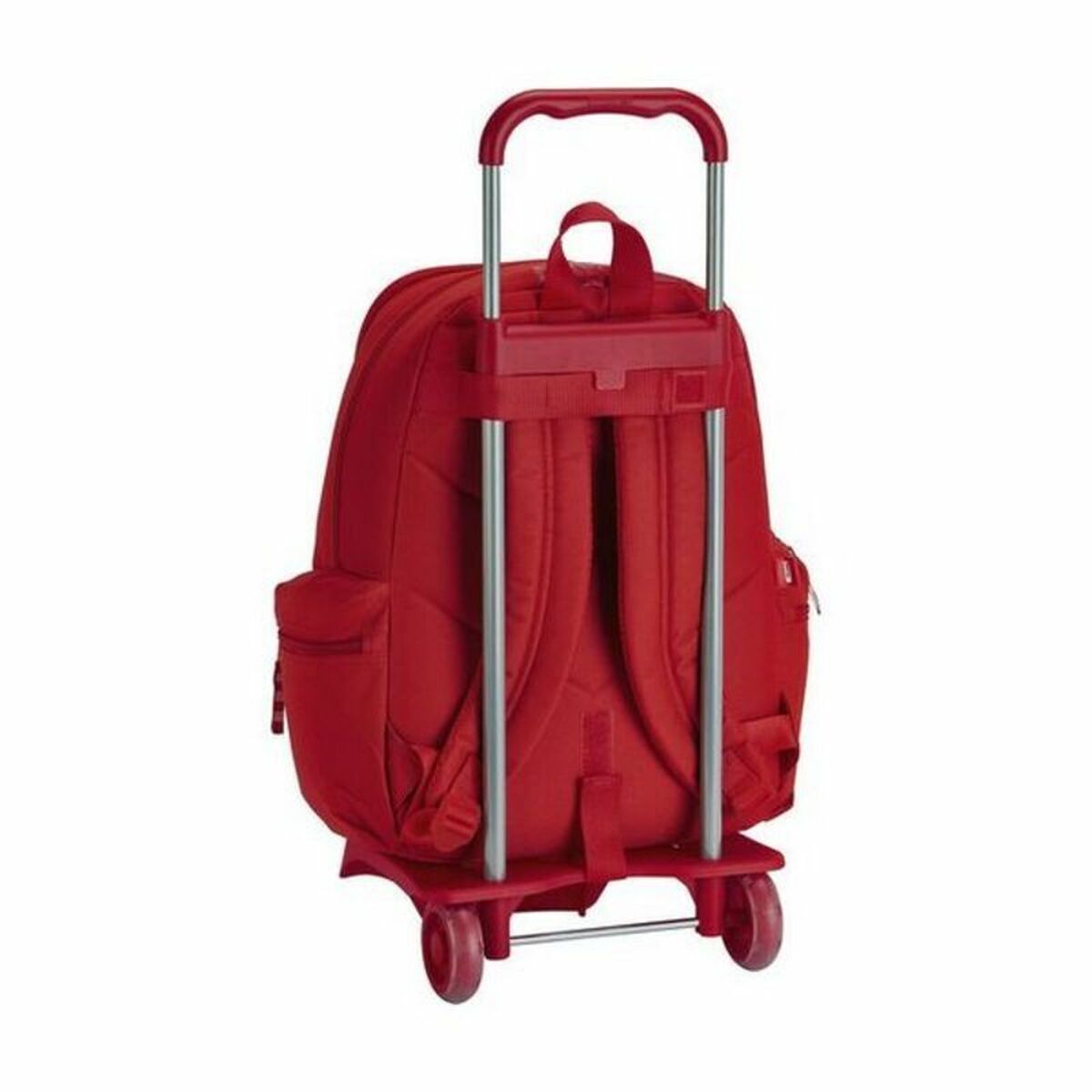 Roter Schulranzen auf Rollen: Stylisch & rückenschonend!
