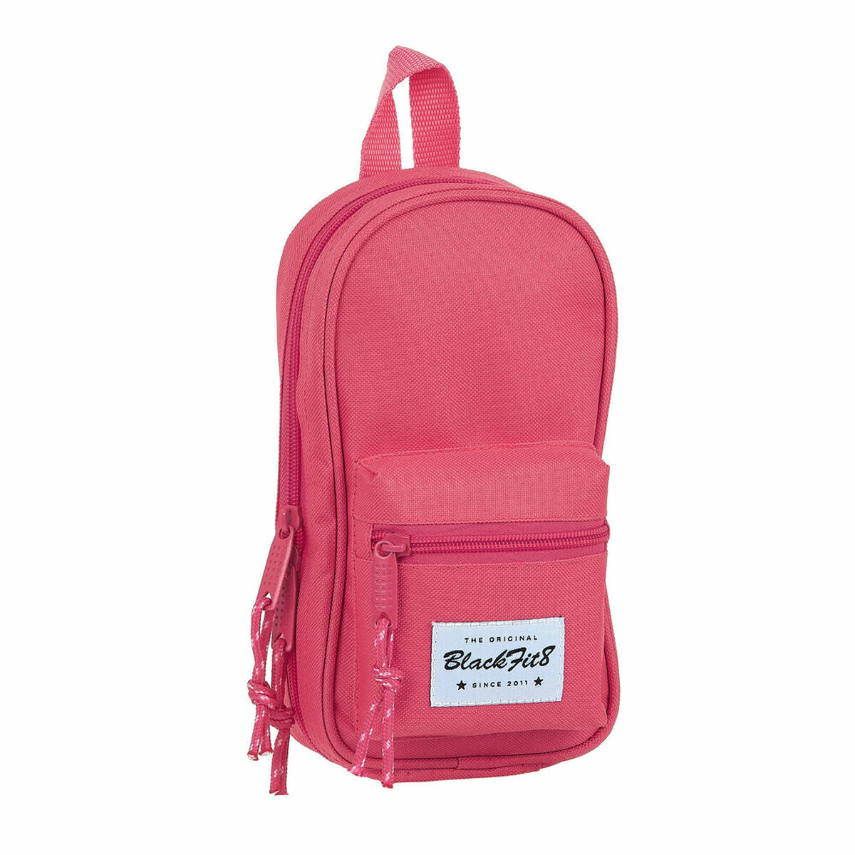 Rucksack mit Federtaschen BlackFit8 M747 Rosa 12 x 23 x 5 cm (33 Stücke)