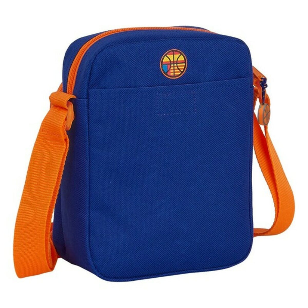 Schultertasche Valencia Basket M672 Blau Orange 16 x 22 x 6 cm – LuxeStyle Schweiz