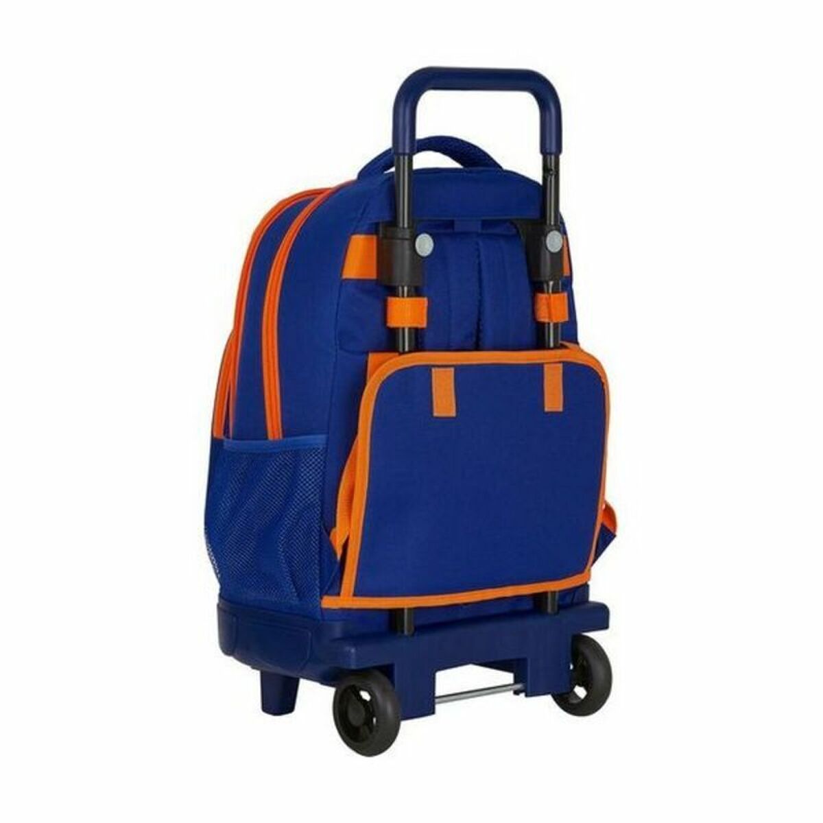Schulrucksack mit Rädern Compact Valencia Basket M918 Blau Orange (33 x