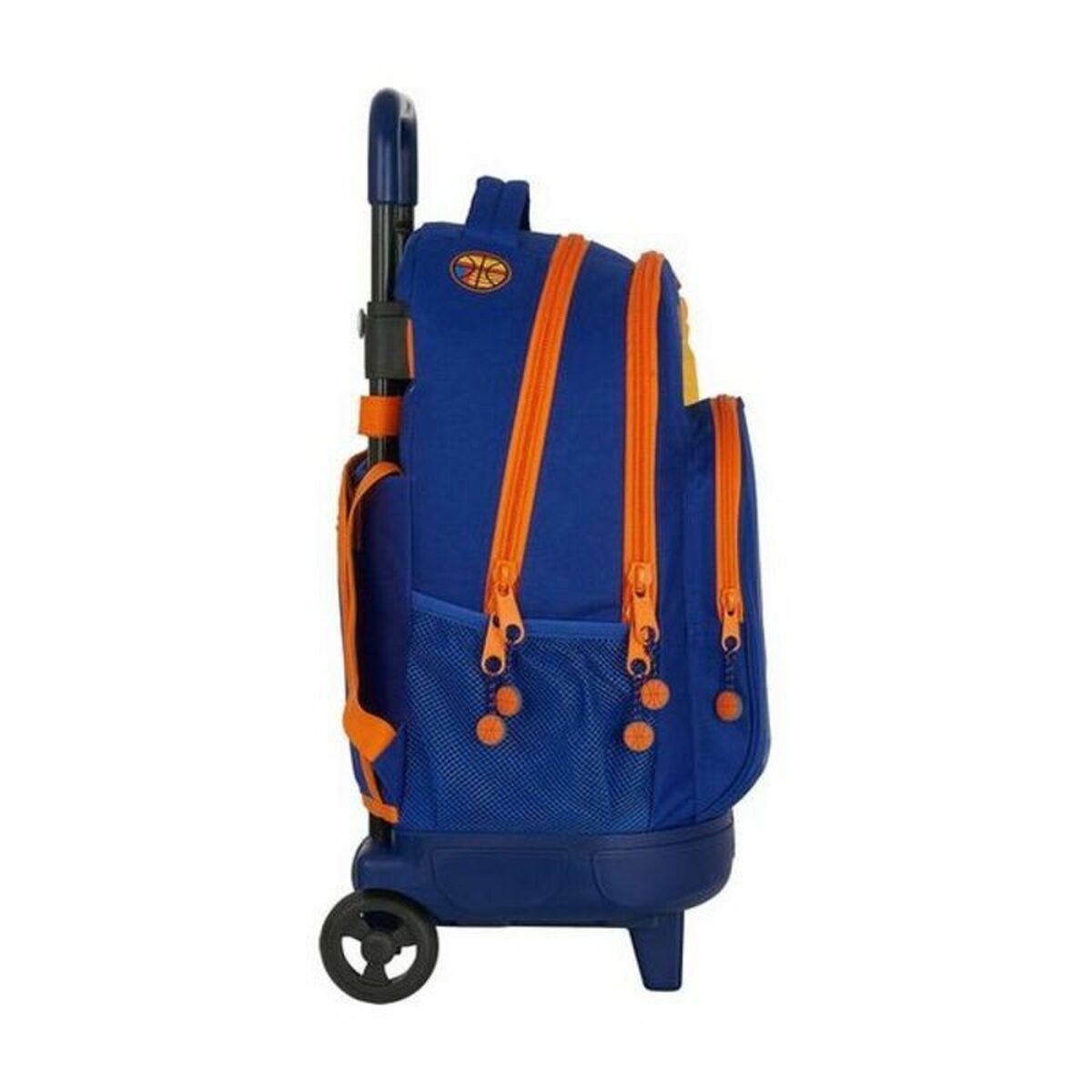Schulrucksack mit Rädern Compact Valencia Basket M918 Blau Orange (33 x