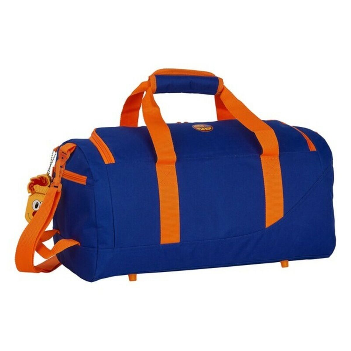Sporttasche Valencia Basket Blau Orange (50 x 25 x 25 cm) – LuxeStyle Schweiz