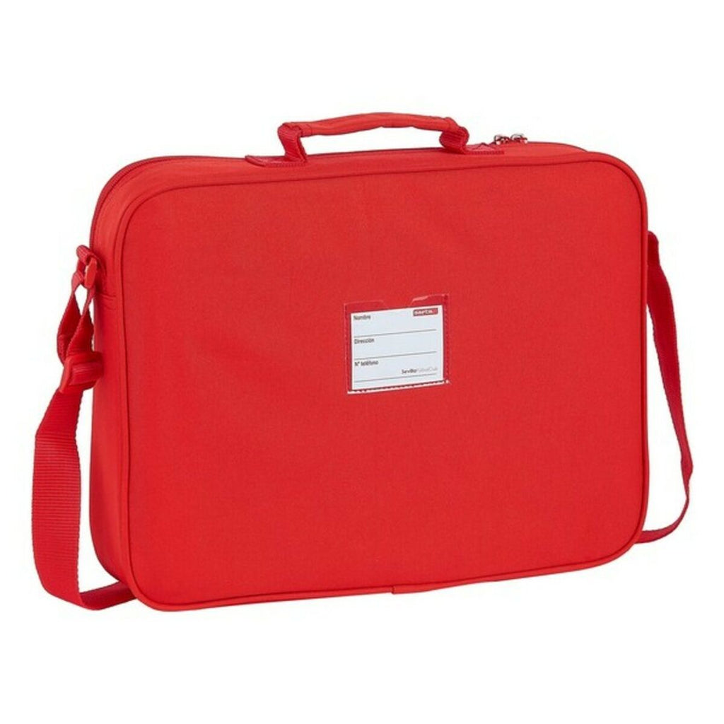 Schultasche Sevilla Fútbol Club Rot (38 x 28 x 6 cm)