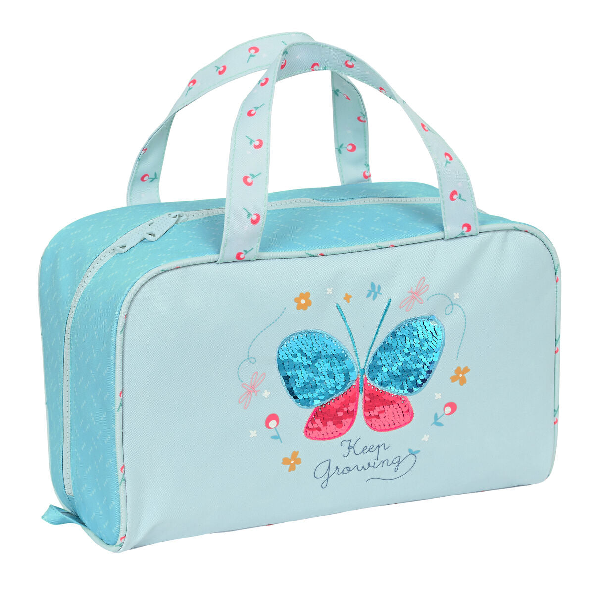Kulturbeutel für die Schule BlackFit8 Mariposa Hellblau 31 x 14 x 19 cm