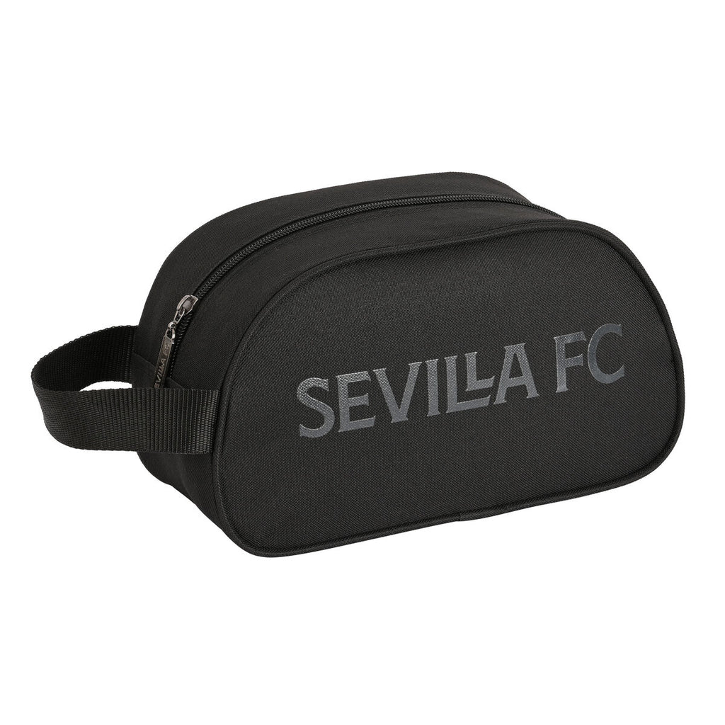 Kulturbeutel für die Schule Sevilla Fútbol Club Teen Schwarz Sportlich
