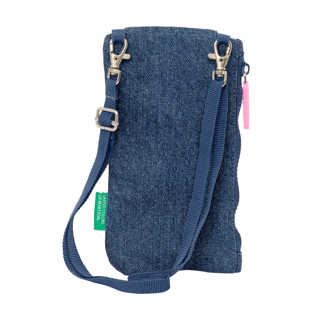 Geldbeutel Benetton Denim Mobile Tasche Blau – LuxeStyle Schweiz