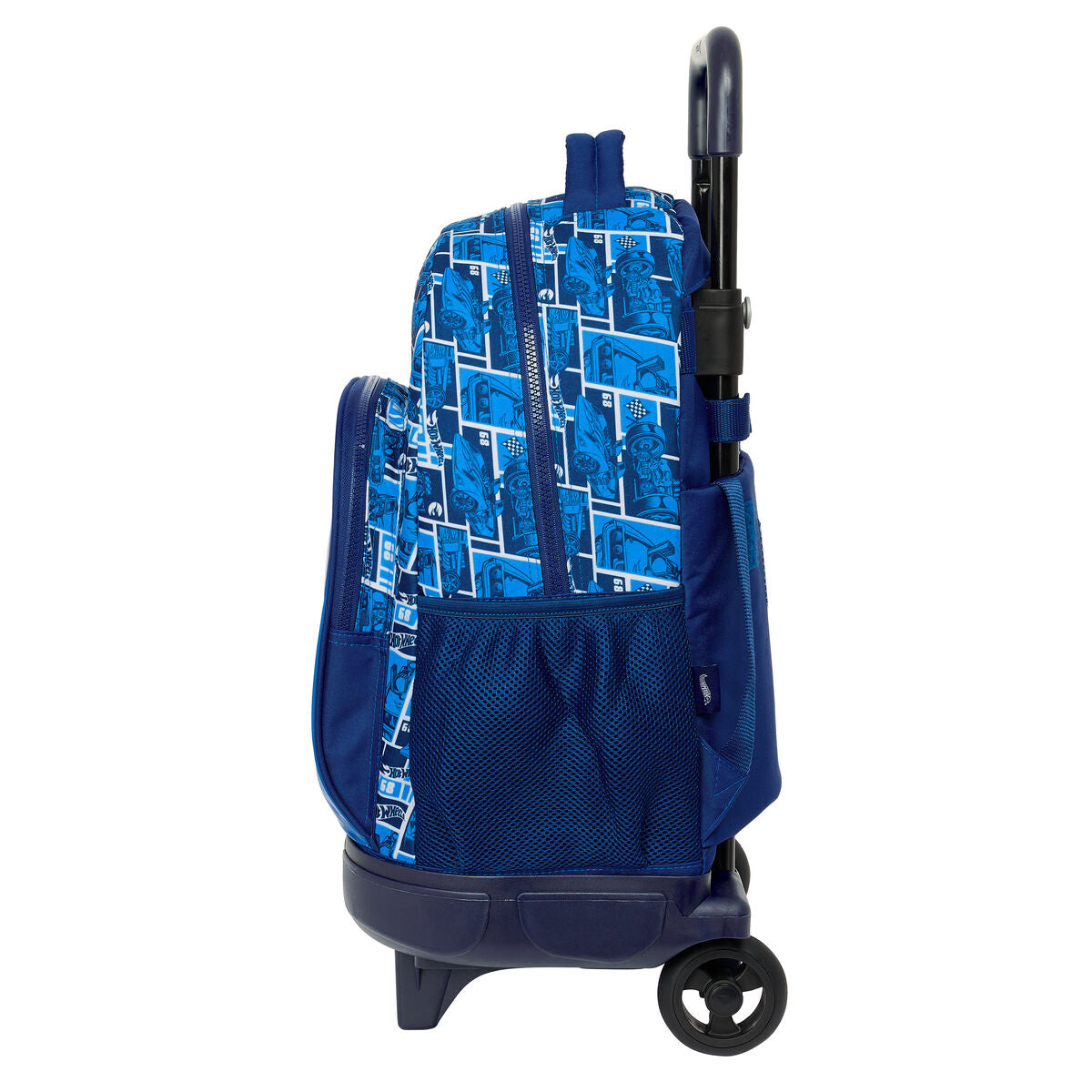 Roll-Schulrucksack Marineblau – Entlastet den Rücken, leicht