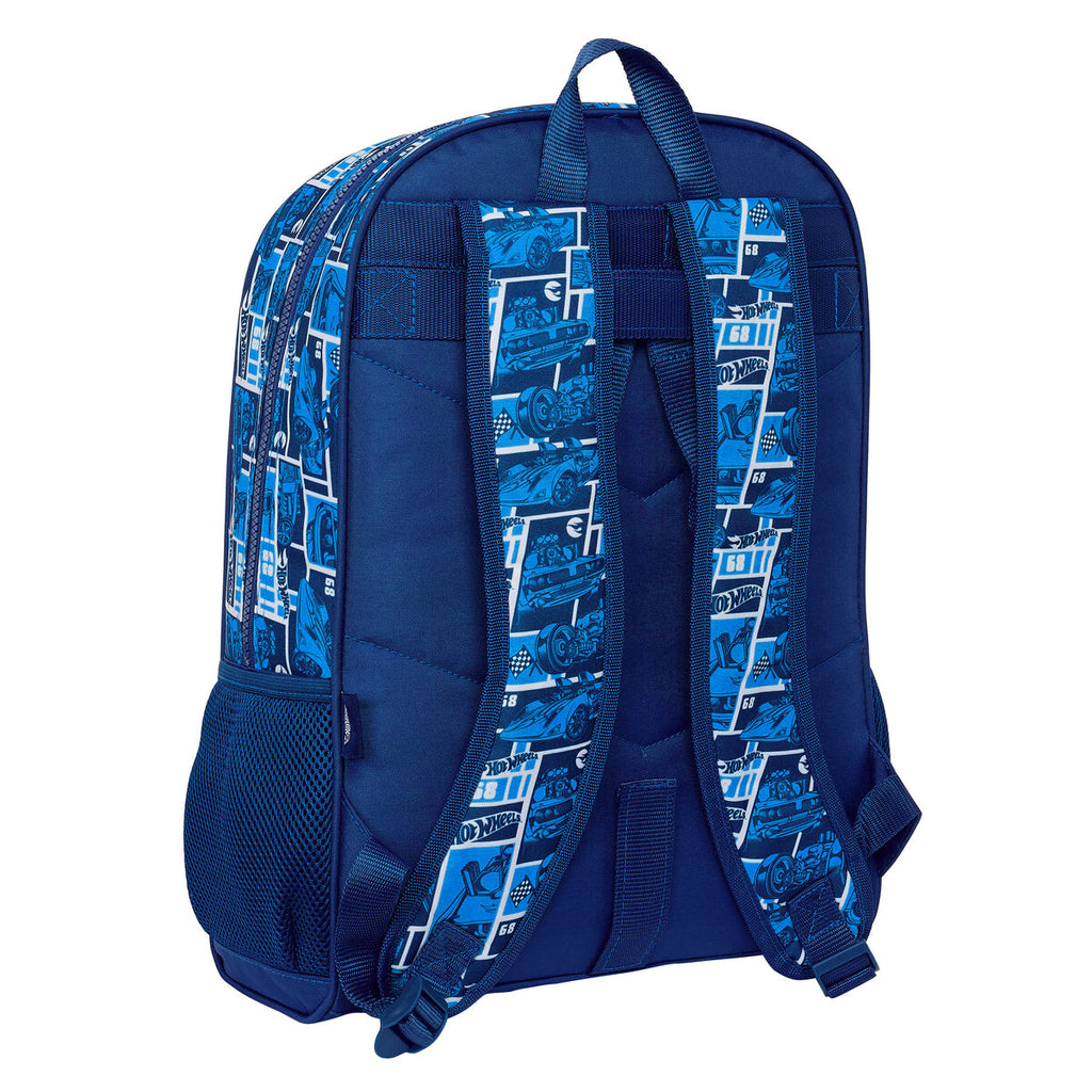 Robuster Schulrucksack Marineblau – Alles passt rein!