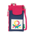 Handy‑Geldbörse Benetton Cherry Cerise Marineblau – LuxeStyle Schweiz
