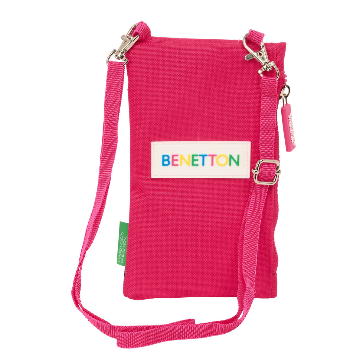 Handy‑Geldbörse Benetton Cherry Cerise Marineblau – LuxeStyle Schweiz