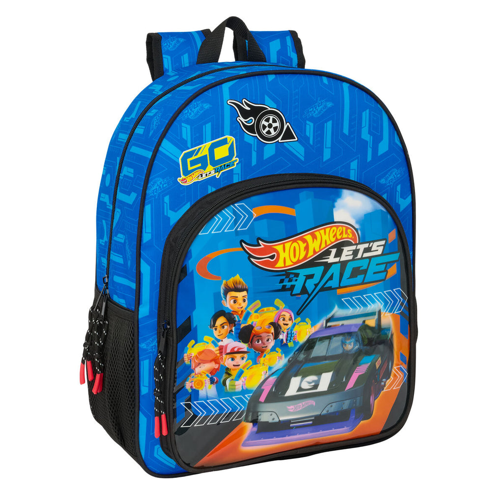 Sportlicher Schulrucksack Blau-Schwarz – Bereit für die Schule