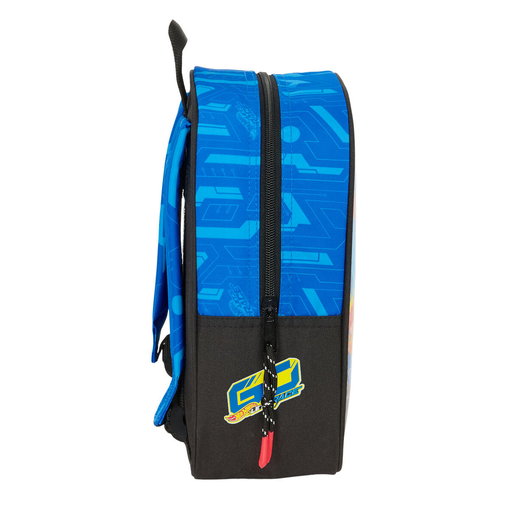 Schulrucksack Hot Wheels Let's race Blau Schwarz 22 x 27 x 10 cm – Bild 3 | LuxeStyle