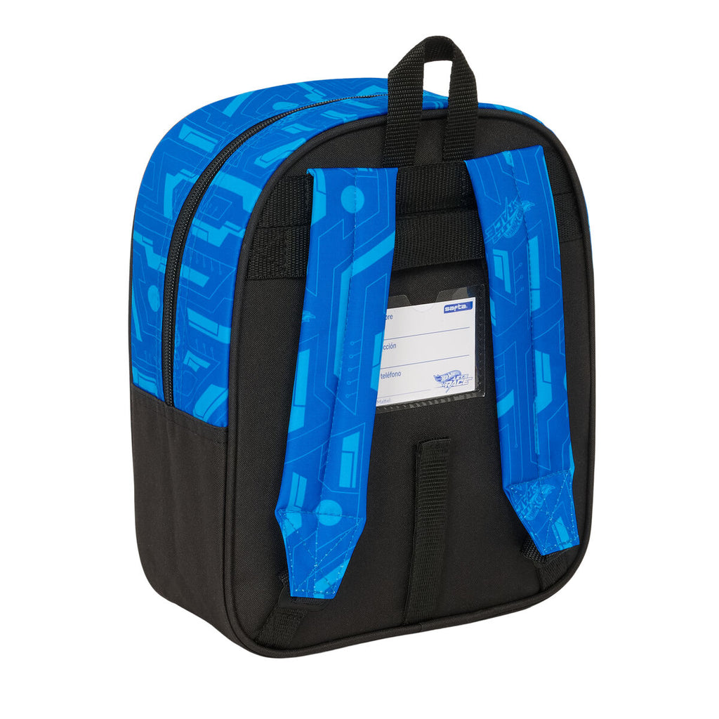 Schulrucksack Hot Wheels Let's race Blau Schwarz 22 x 27 x 10 cm – Bild 2 | LuxeStyle