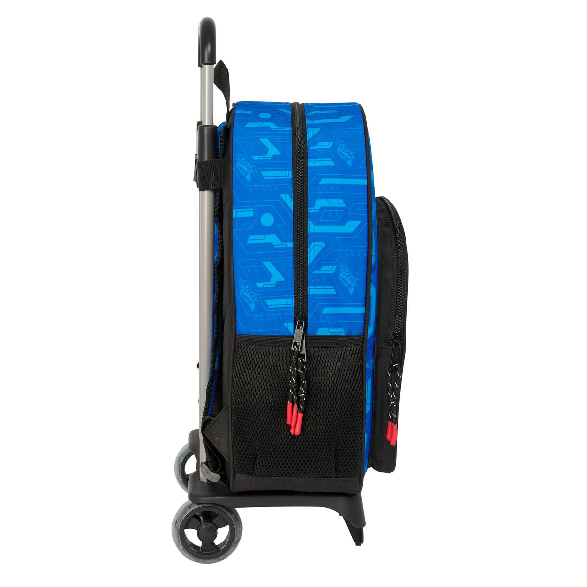 Schulrucksack mit Rädern Hot Wheels Let's race Blau Schwarz 33 x 42 x 14 cm – Bild 2 | LuxeStyle
