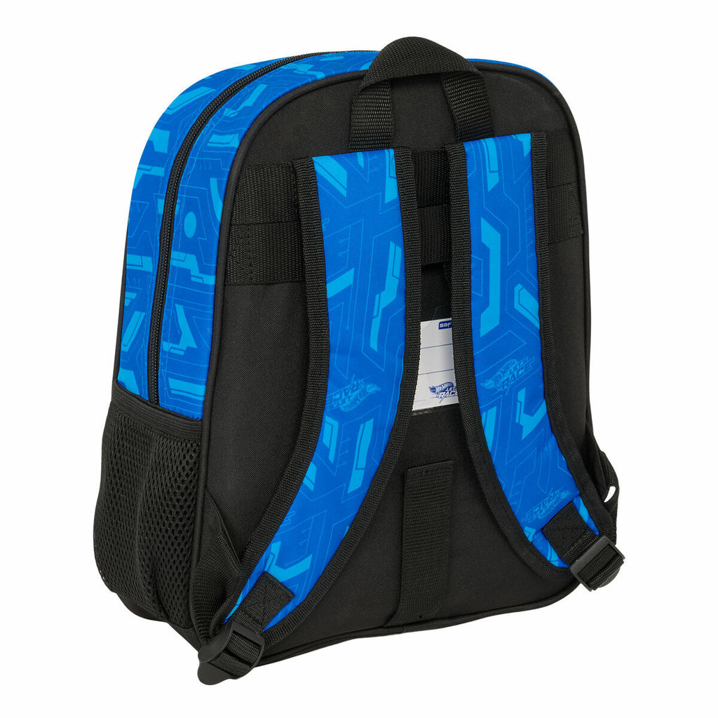 Schulrucksack Hot Wheels Let's race Blau Schwarz 27 x 33 x 10 cm – Bild 3 | LuxeStyle