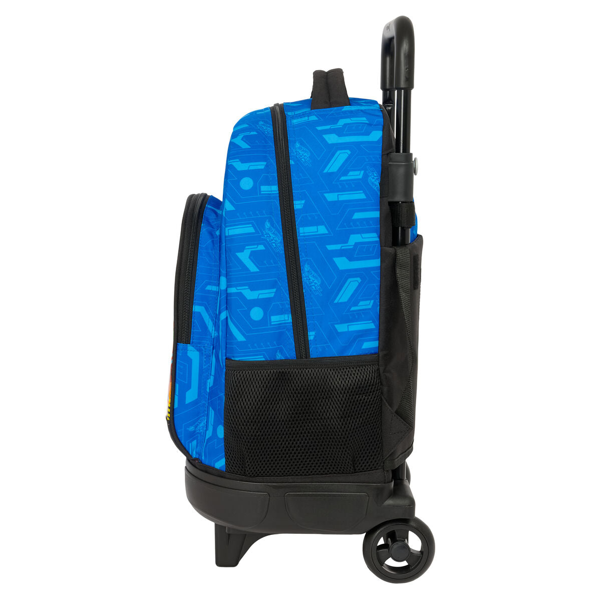 Schulrucksack mit Rädern Hot Wheels Let's race Blau Schwarz 33 x 45 x 22 cm – Bild 2 | LuxeStyle