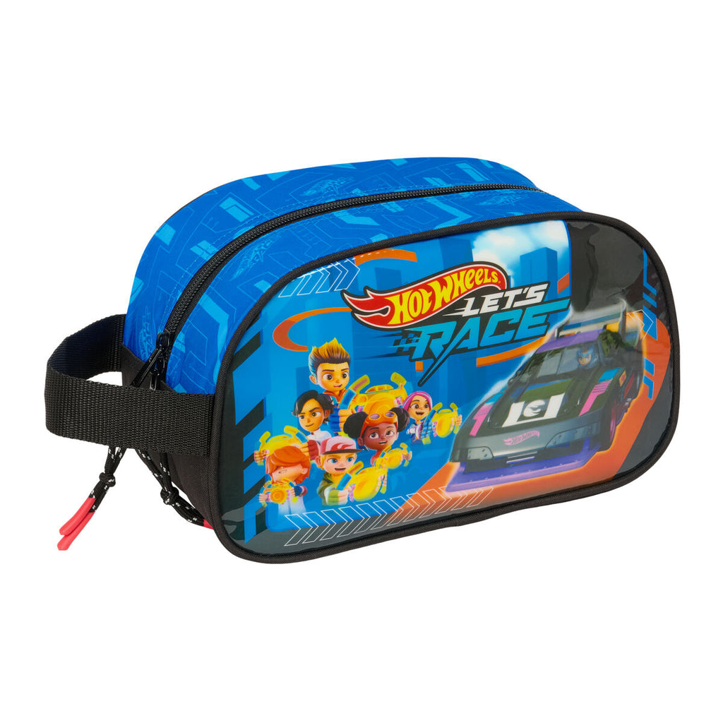Reise-Toilettentasche Hot Wheels Let's race Blau Schwarz 26 x 15 x 12 cm – Bild 1 | LuxeStyle
