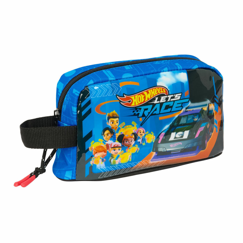 Thermo-Vesperbox Hot Wheels Let's race Blau Schwarz 21,5 x 12 x 6,5 cm