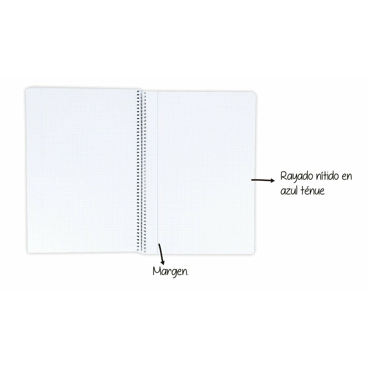 Notizbuch Oxford Bunt Blatt 80 Blatt 21,5 x 31,5 cm 5 Stücke