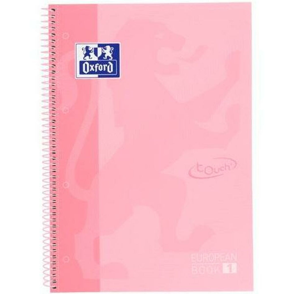 Notizbuch Oxford European Book Hellrosa A4 A4+ 80 Blatt – LuxeStyle Schweiz