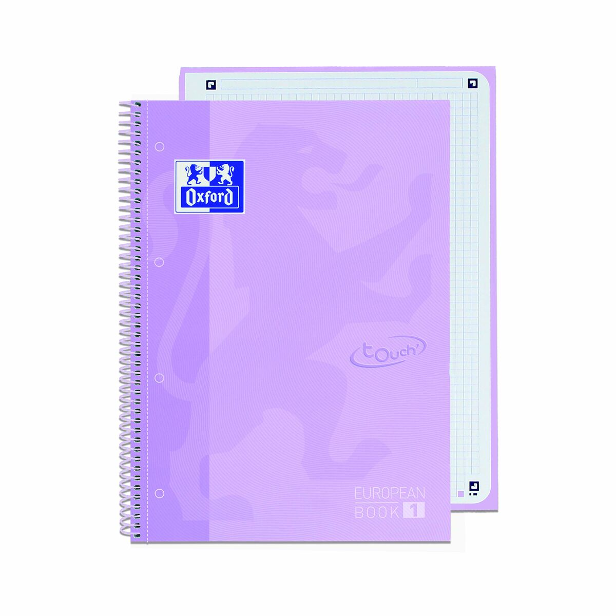 Notizbuch Oxford European Book Violett A4 A4+ 80 Blatt 5 Stücke – LuxeStyle Schweiz