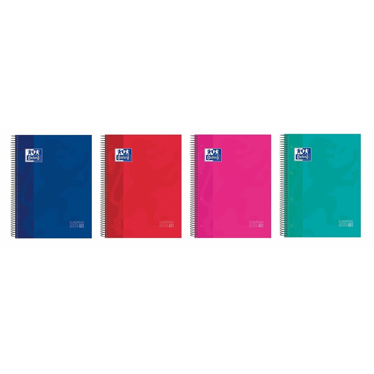 Notizbuch Oxford European Book 10 Mikroperforiert Bunt A4 5 Stücke