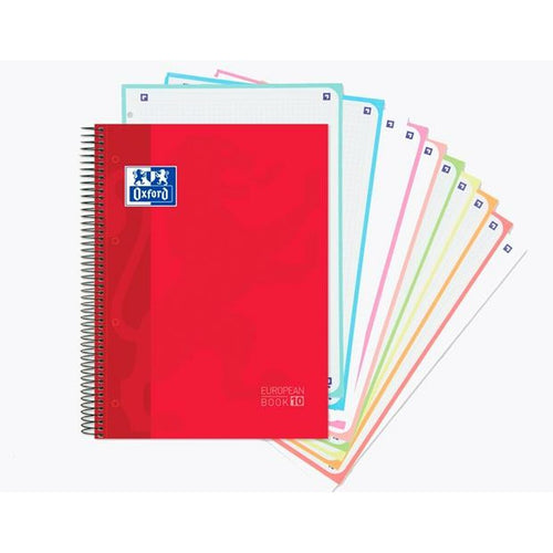 5 Bunte A4 Notizbücher – Perfekt zum Abtrennen deiner Seiten