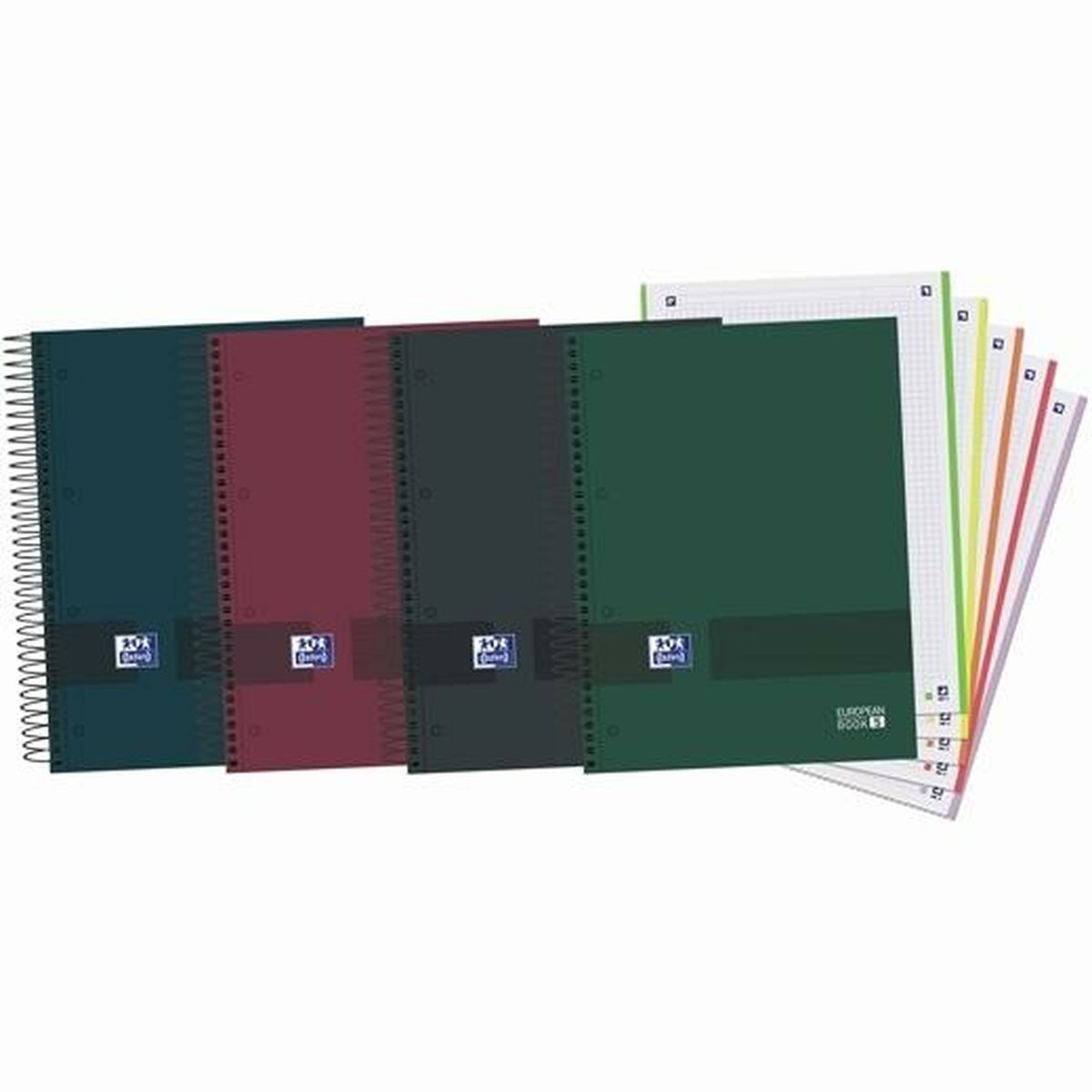 Bunte A5 Notizbücher 5er-Set – Für Notizen & Ideen.