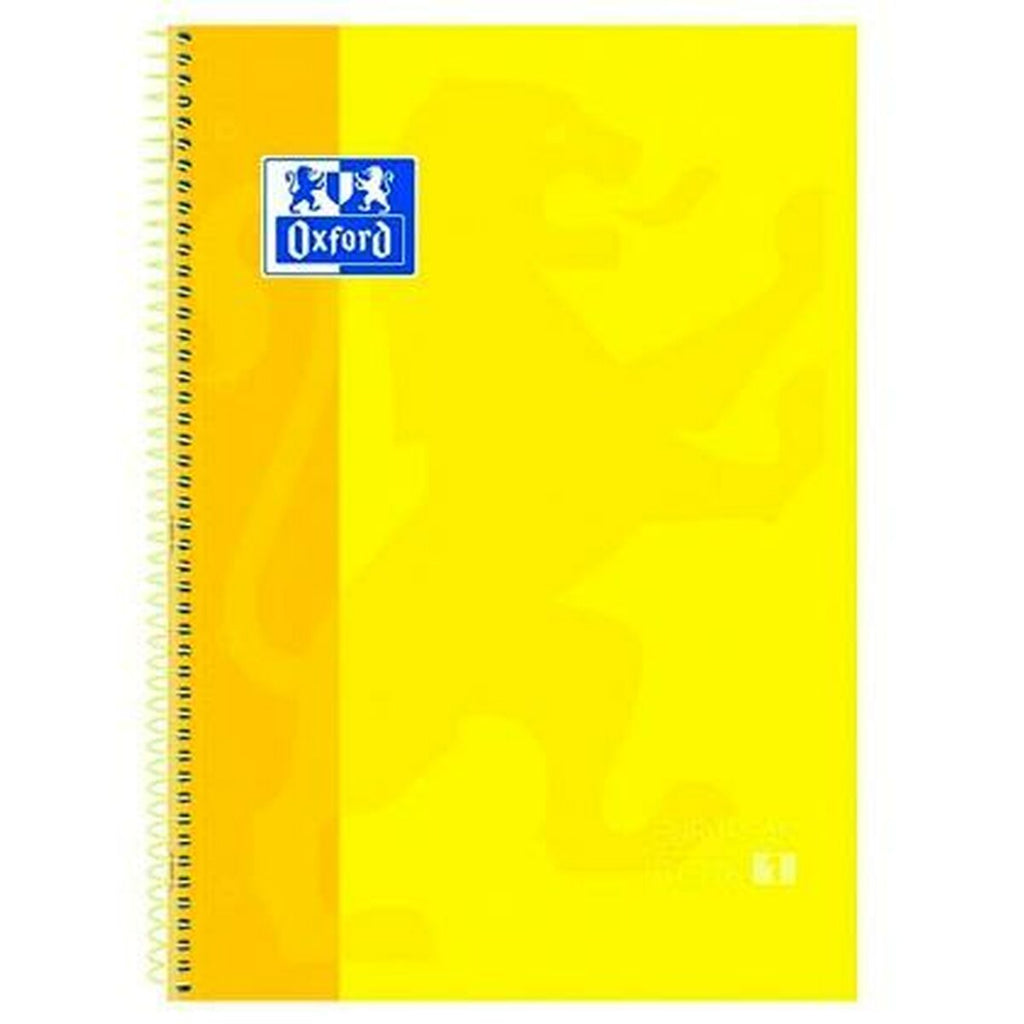 Notizbuch Oxford European Book Gelb A4 5 Stücke – LuxeStyle Schweiz