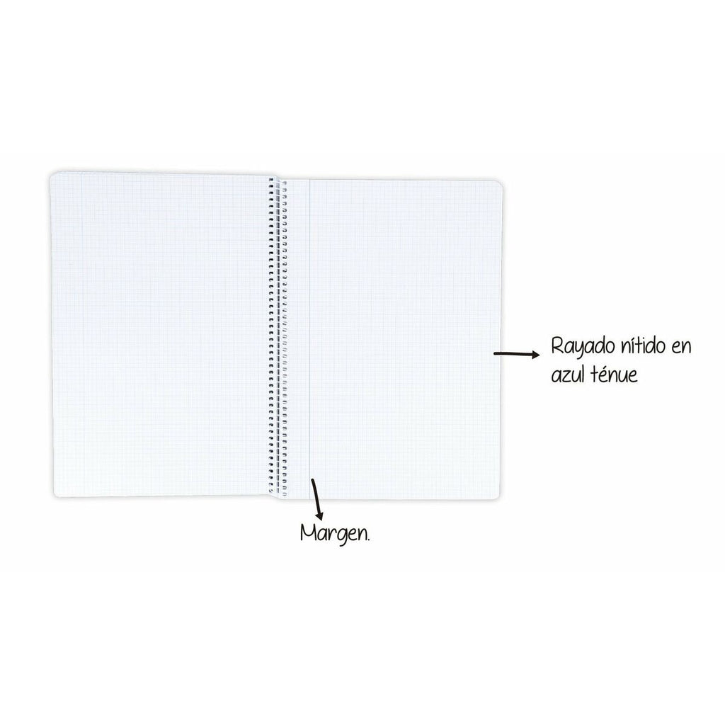 Notizbuch Oxford Write&Erase Bunt Blatt 80 Blatt 21,5 x 31,5 cm 5 Stücke